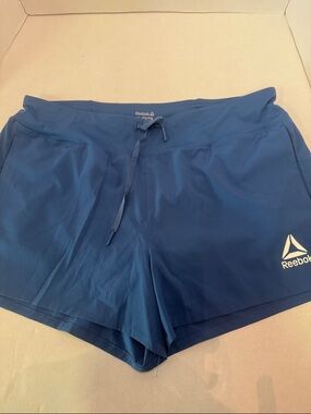 Reebok Blue Women's Performance Drawstring Shorts